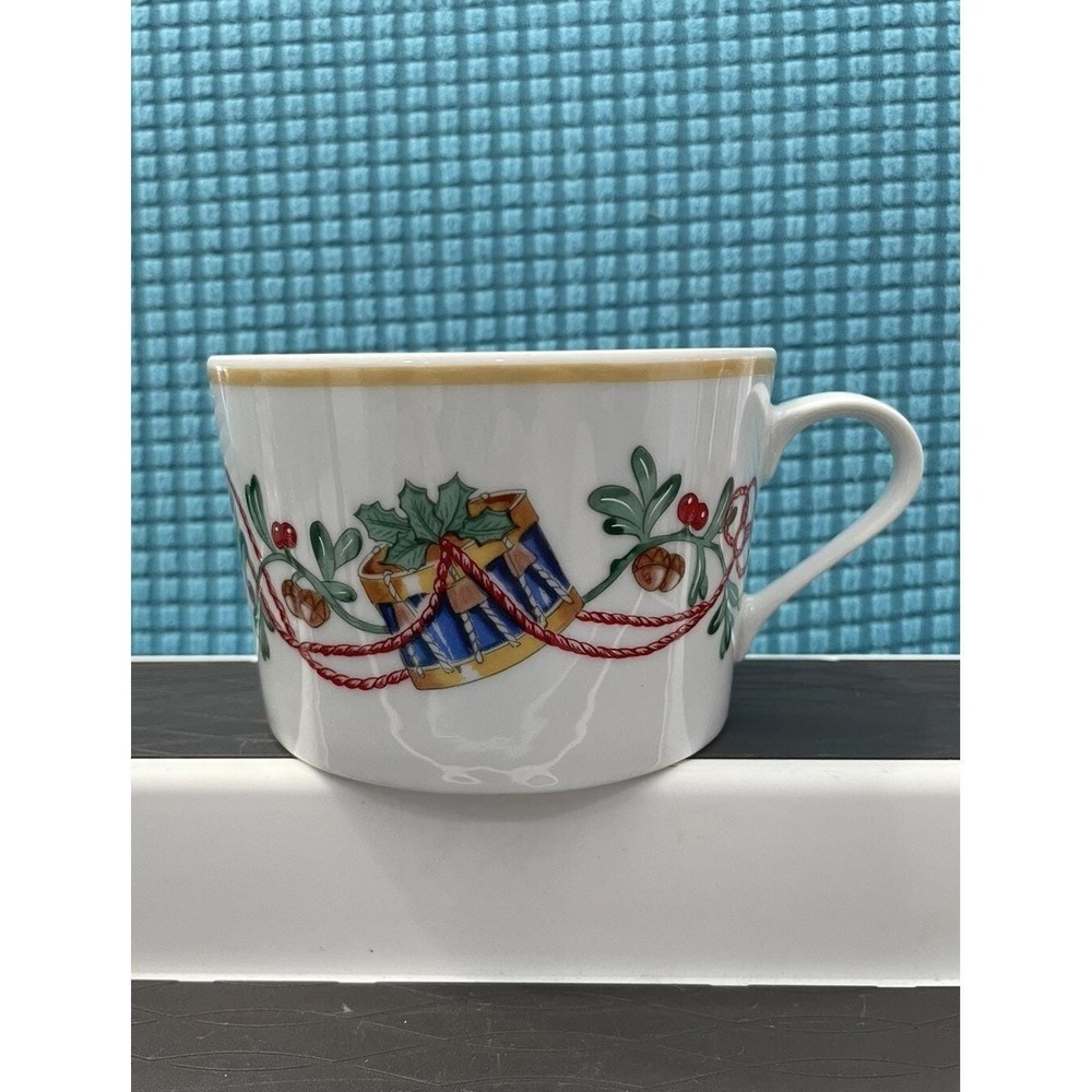 Block Spal Portugal Whimsy Christmas Coffee Tea Mug Vintage 1992